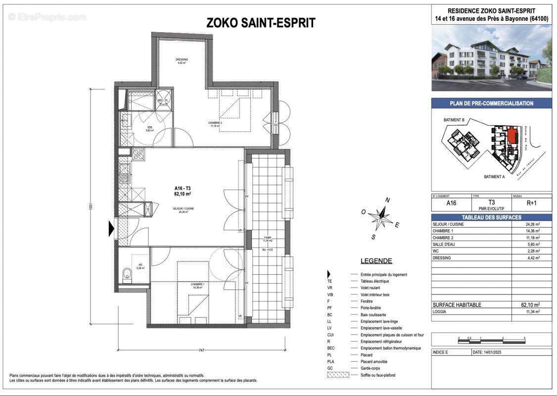 Appartement à BAYONNE