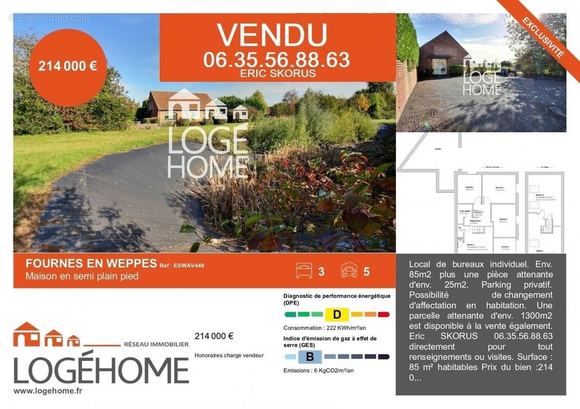 Maison à FOURNES-EN-WEPPES