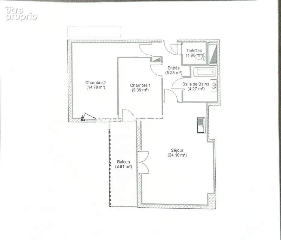 Appartement Bonneuil-Sur-Marne 3 pièces 60m² - photo 10
