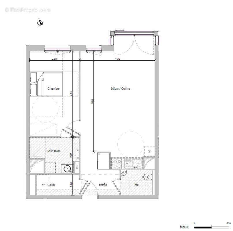 Appartement à LE TREPORT