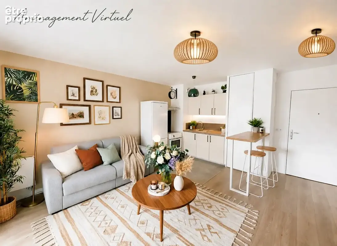 EXCLUSIVITÉ – Appartement récent, balcon, parking et gare à pied : un 2 pièces prêt à vivre ! - photo 1