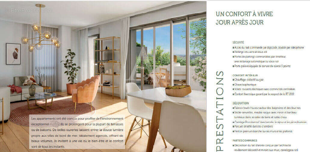 Appartement de type 3 de 60,30m² avec terrasse dans le centre de St Nazaire - photo 3