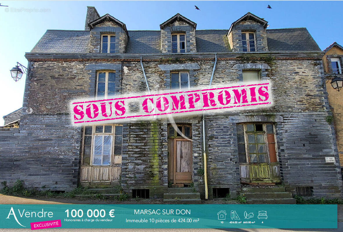 Maison à MARSAC-SUR-DON