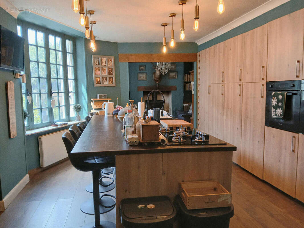 Une très belle maison de village en Dordogne à vendre, avec vue sur le château. 14 pièces. - photo 7