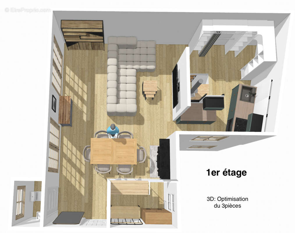 Appartement à PARIS-18E