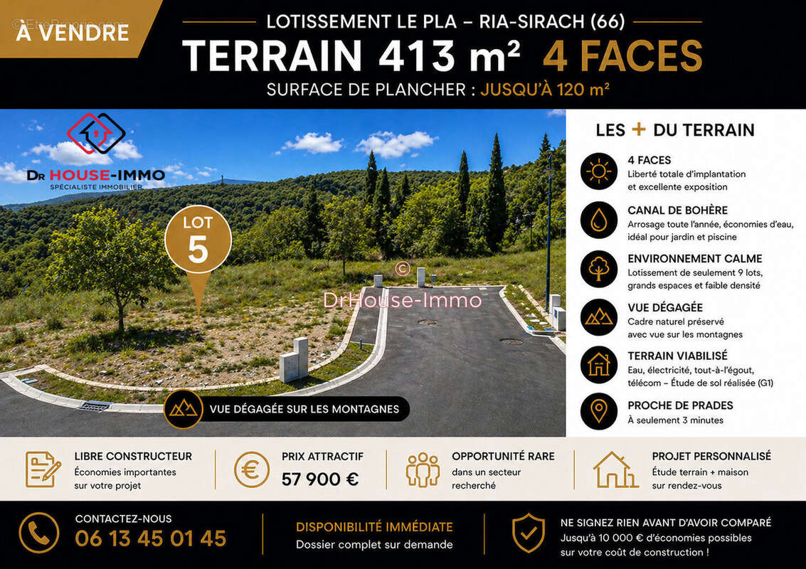 Terrain à RIA-SIRACH