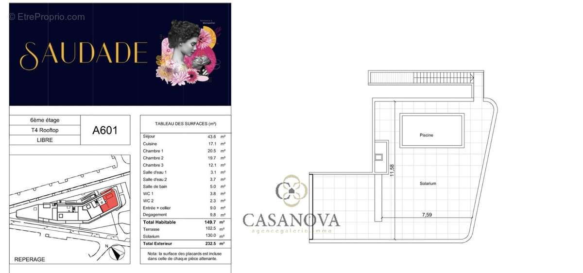 Appartement à MONTPELLIER