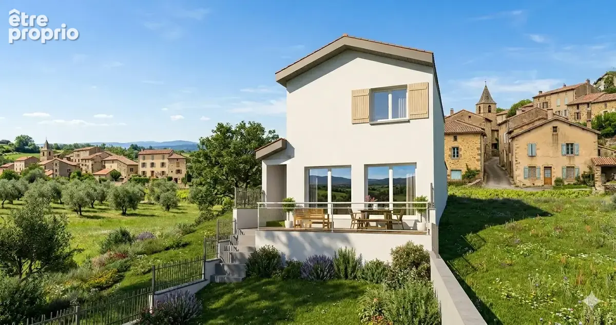 Photo Terrain à Saint-Alban-De-Roche au prix de 90 000€