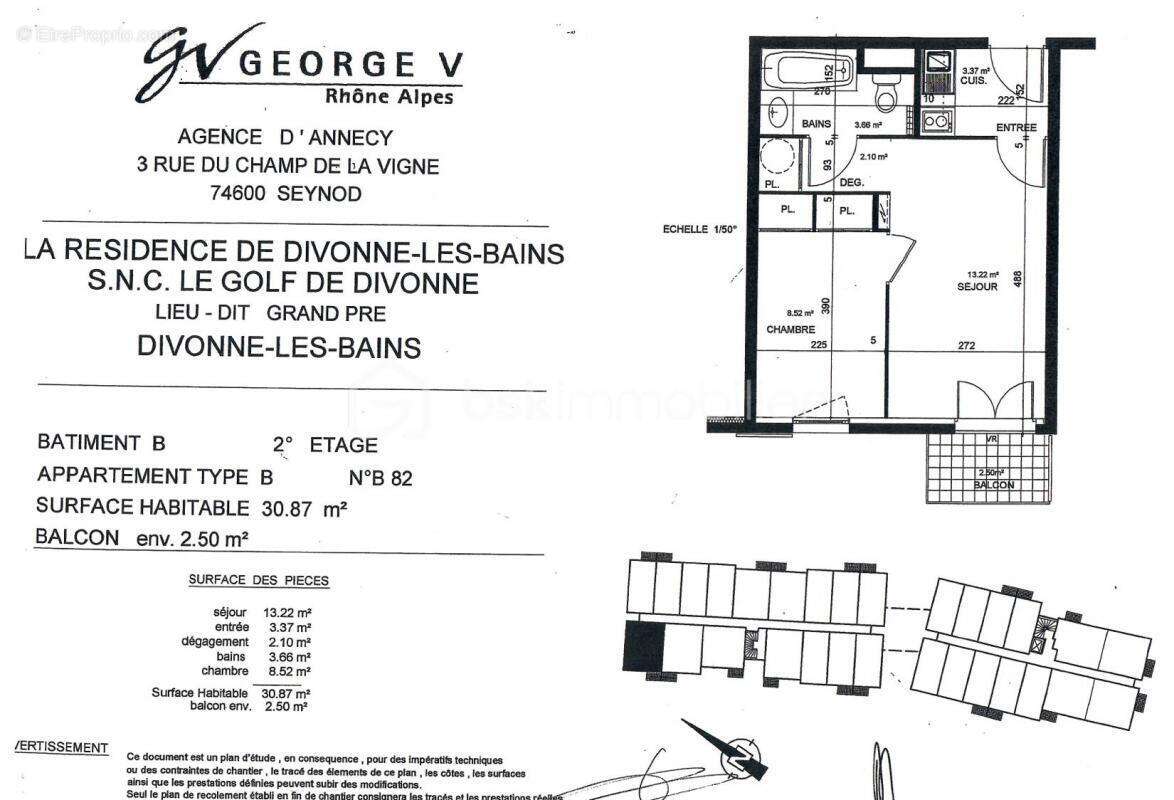 Appartement à DIVONNE-LES-BAINS