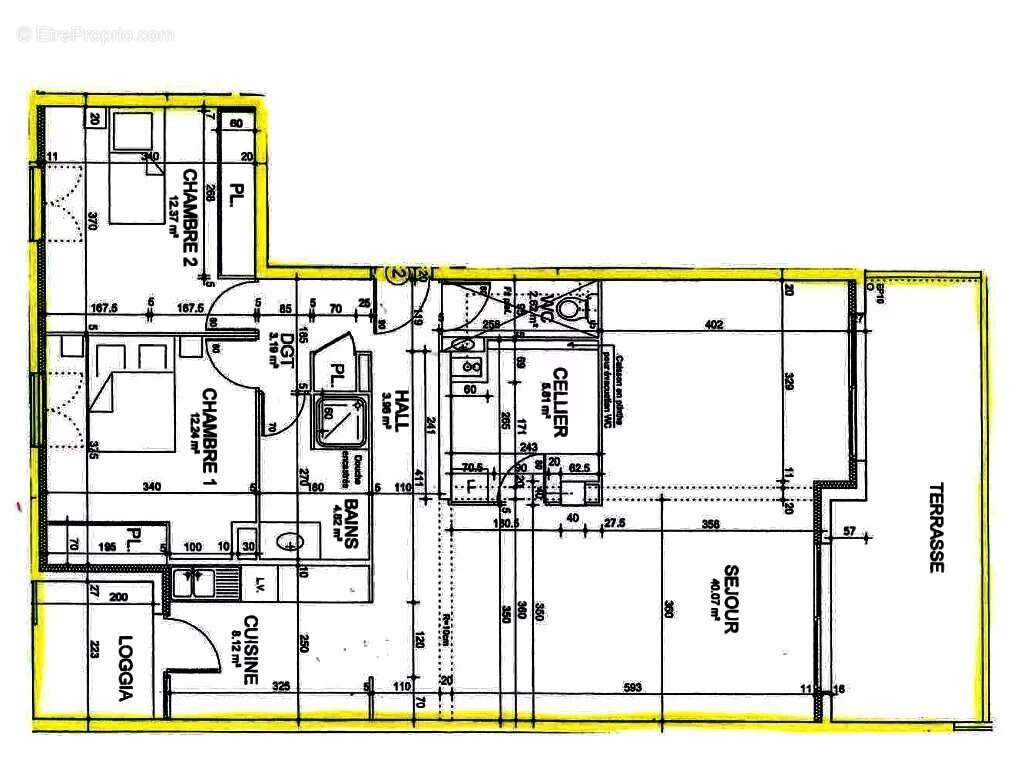 Appartement à EVIAN-LES-BAINS