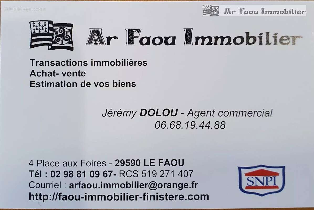 Commerce à CAMARET-SUR-MER
