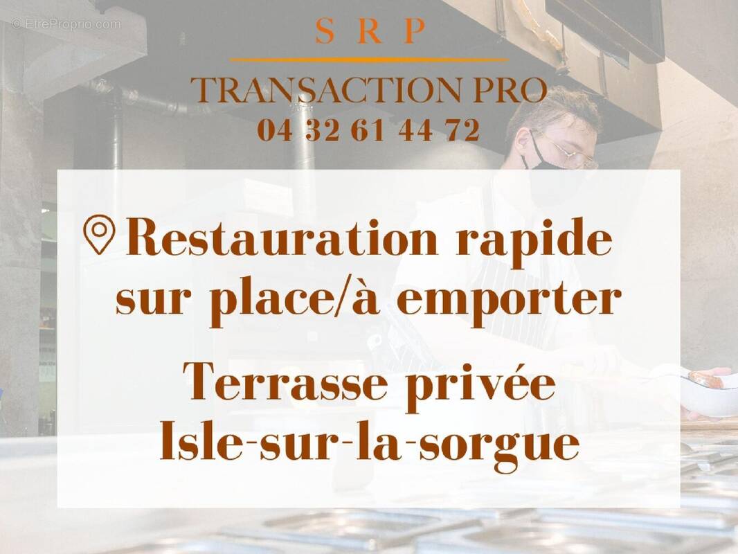 Commerce à L&#039;ISLE-SUR-LA-SORGUE