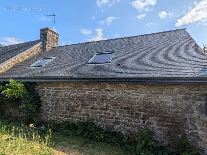 Plouay maison en pierre sous ardoises 1 pièce de 50m² environ parcelle de 140m² environ avec un puits - photo 4