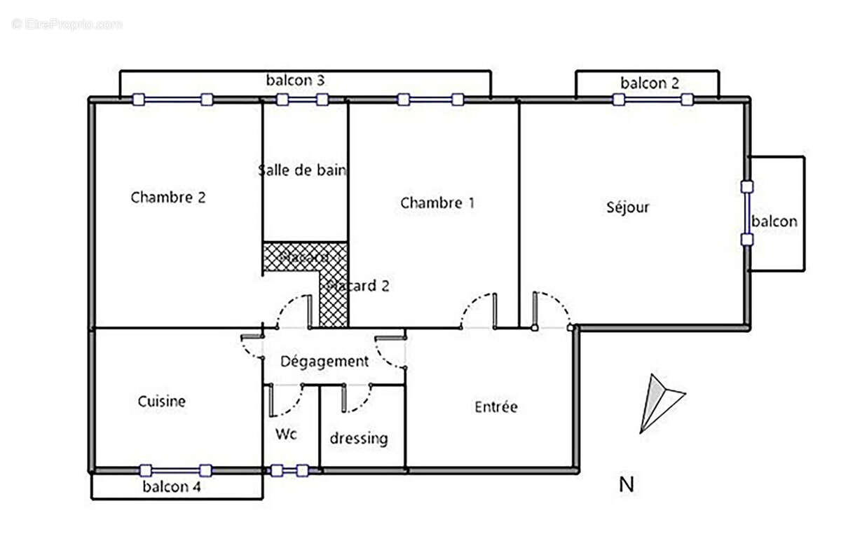 Bois-colombes raspail - exclusivité - 3 pieces - 499 000  fai - photo 2