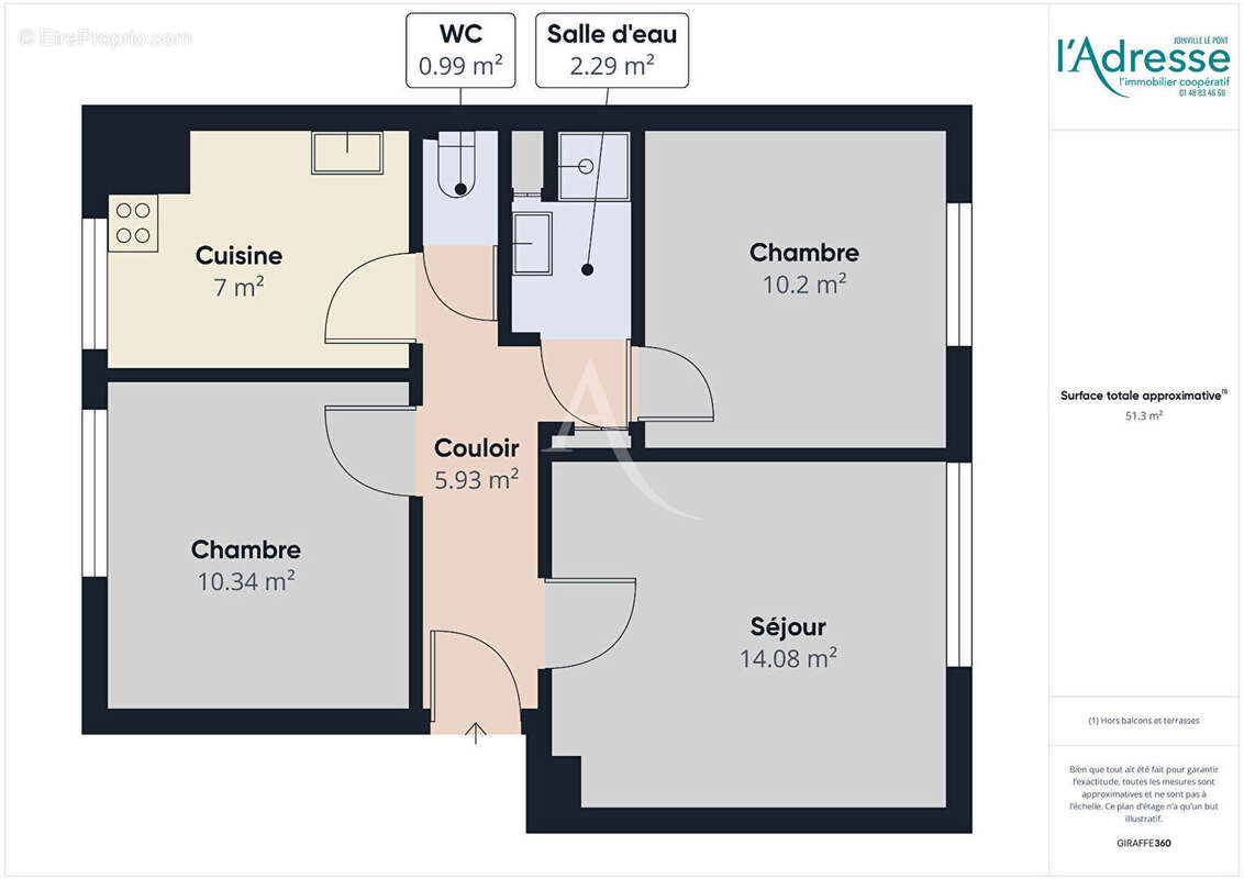 Appartement à JOINVILLE-LE-PONT