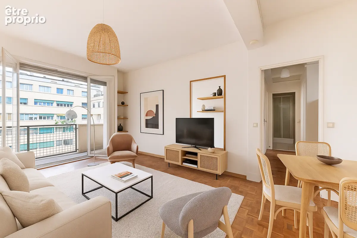 Ternes-Maillot Paris 17ème - Appartement 4 pièces 68,98 m² avec 2,15 m² de balcon - photo 5