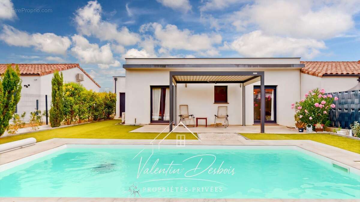 Villemoustaussou - villa 2022 - rt2012 - piscine - photo 13