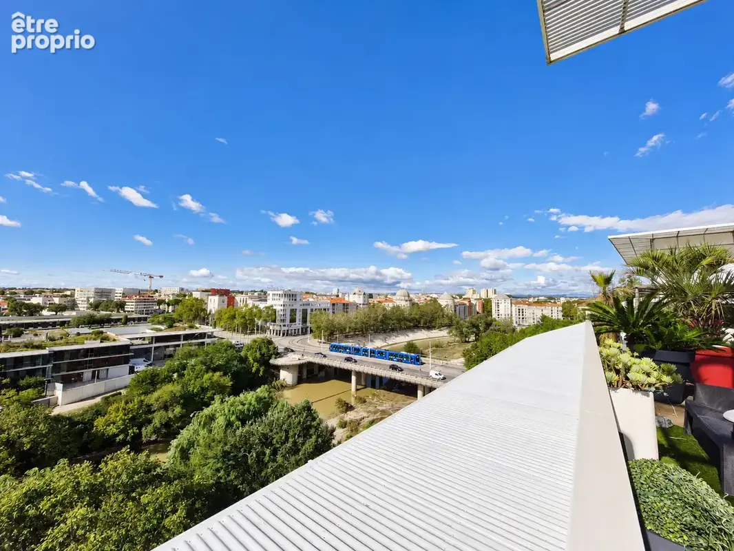 Appartement Duplex T4 'villa sur toit' à Port Marianne avec vue et terrasse exceptionnelles! - photo 10