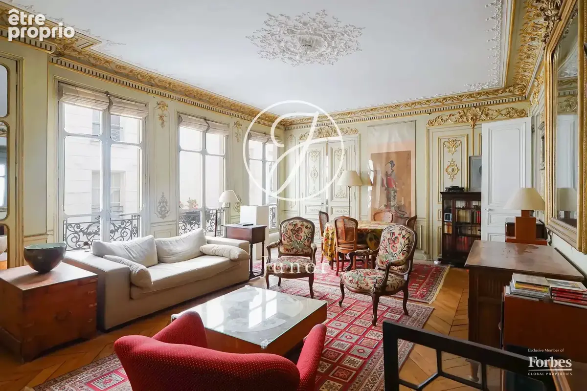 Paris 7e - CARRÉ DES ANTIQUAIRES - Appartement - 3 pièces - 88,91m² Carrez - 89,33m² au sol - 2 chambres - photo 2