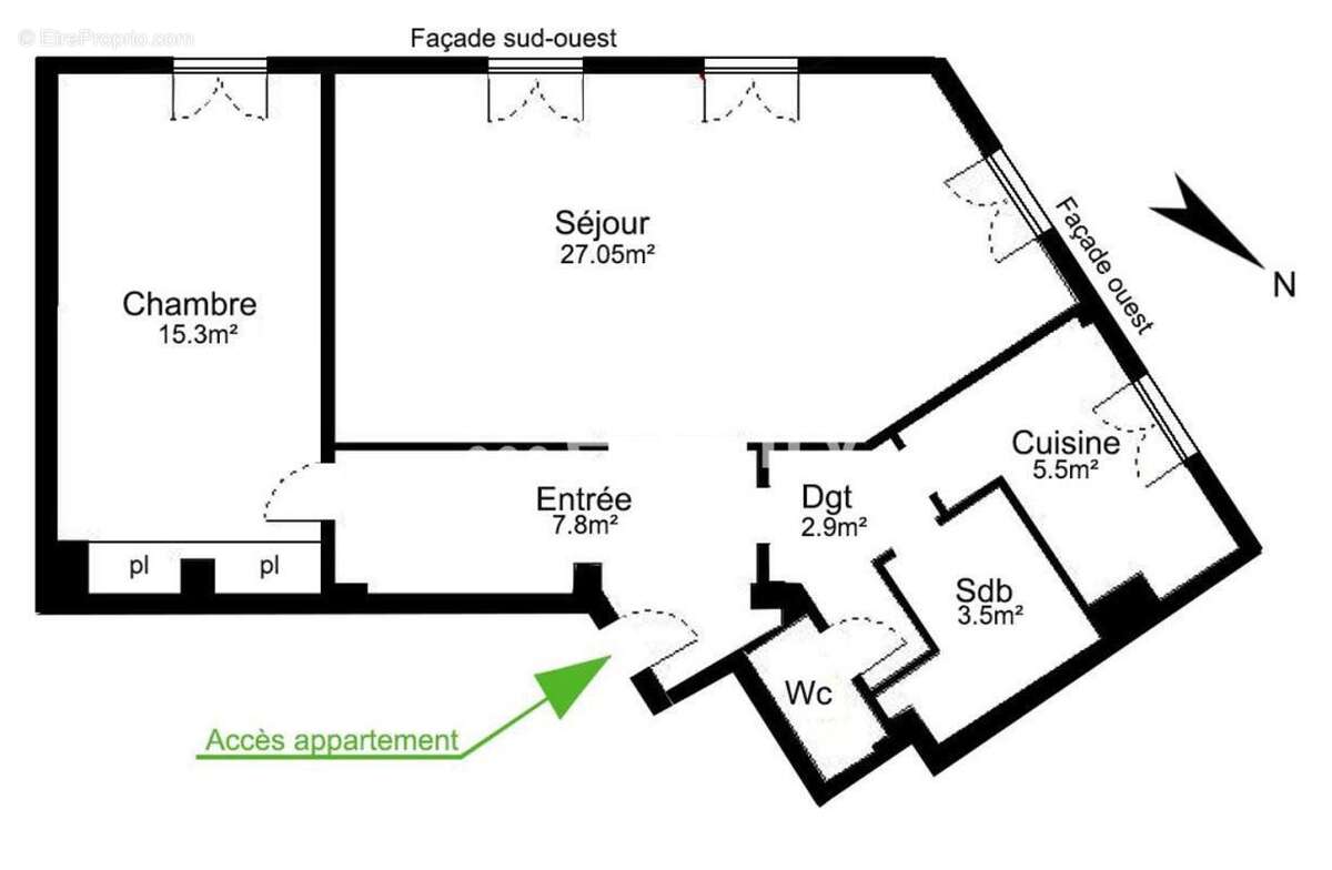 Appartement à PARIS-12E