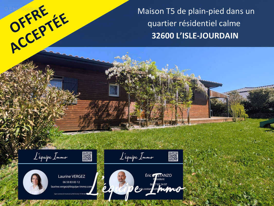 Maison à L'ISLE-JOURDAIN