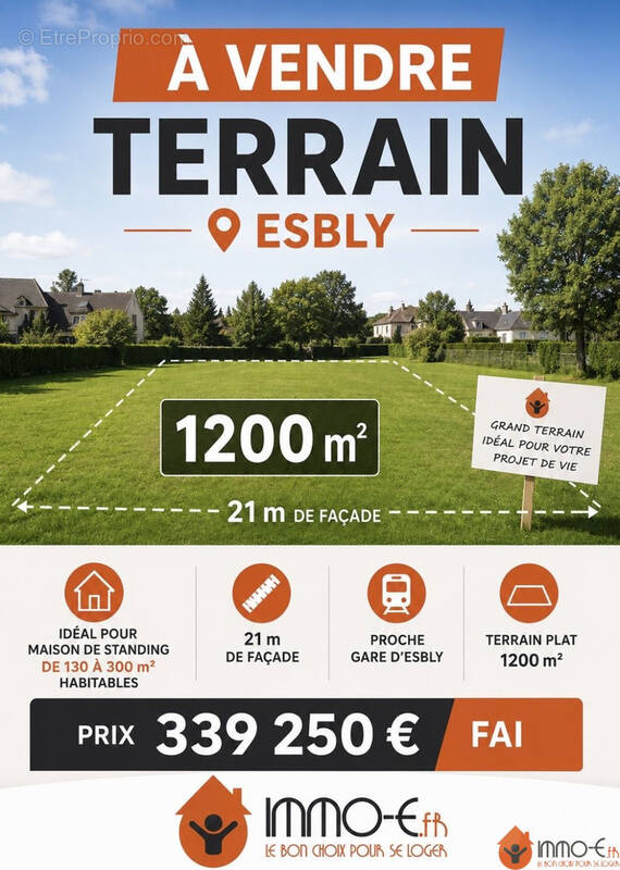 Terrain à ESBLY
