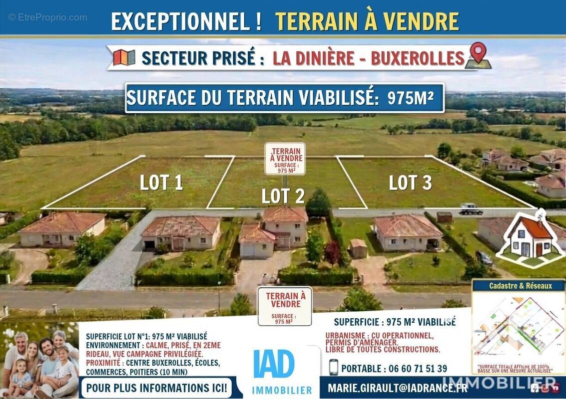 Photo 1 - Terrain à BUXEROLLES