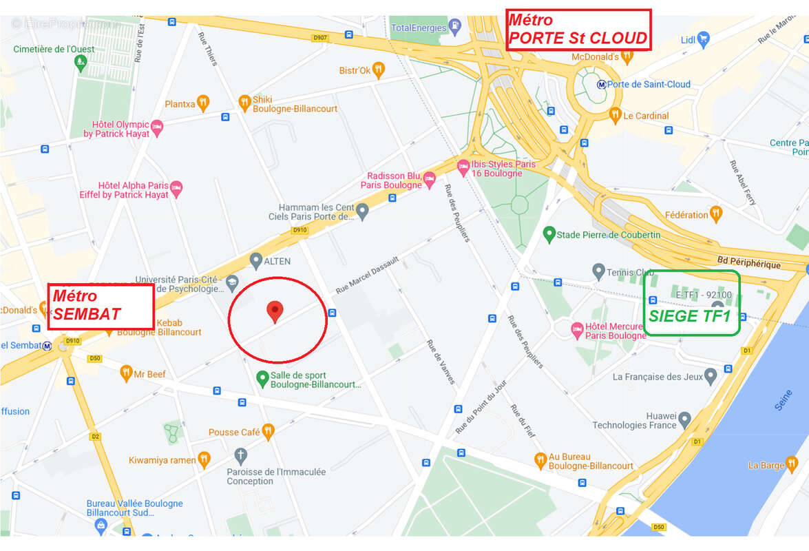 Commerce à BOULOGNE-BILLANCOURT
