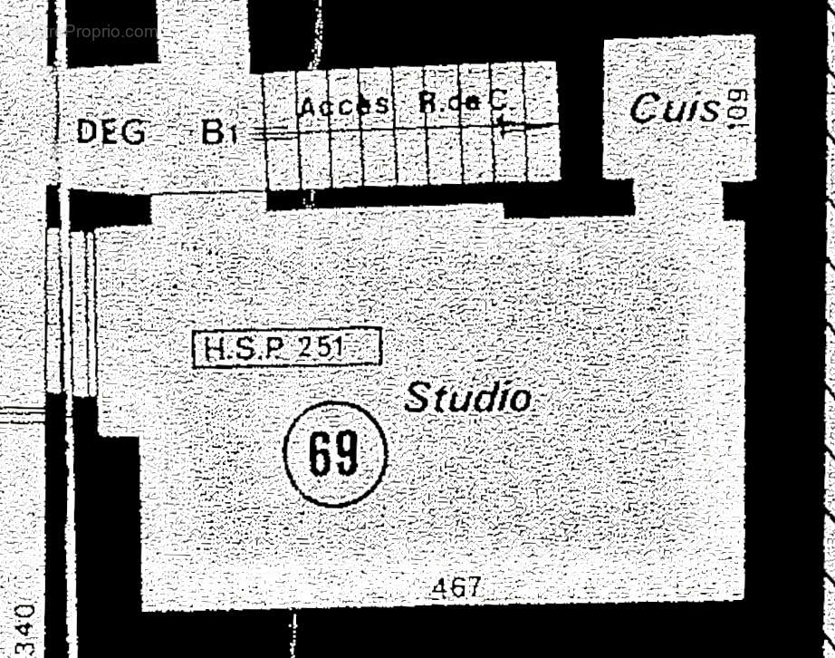 Mairie du Xème / studio de 15 m2 a rénover sur cour - photo 6