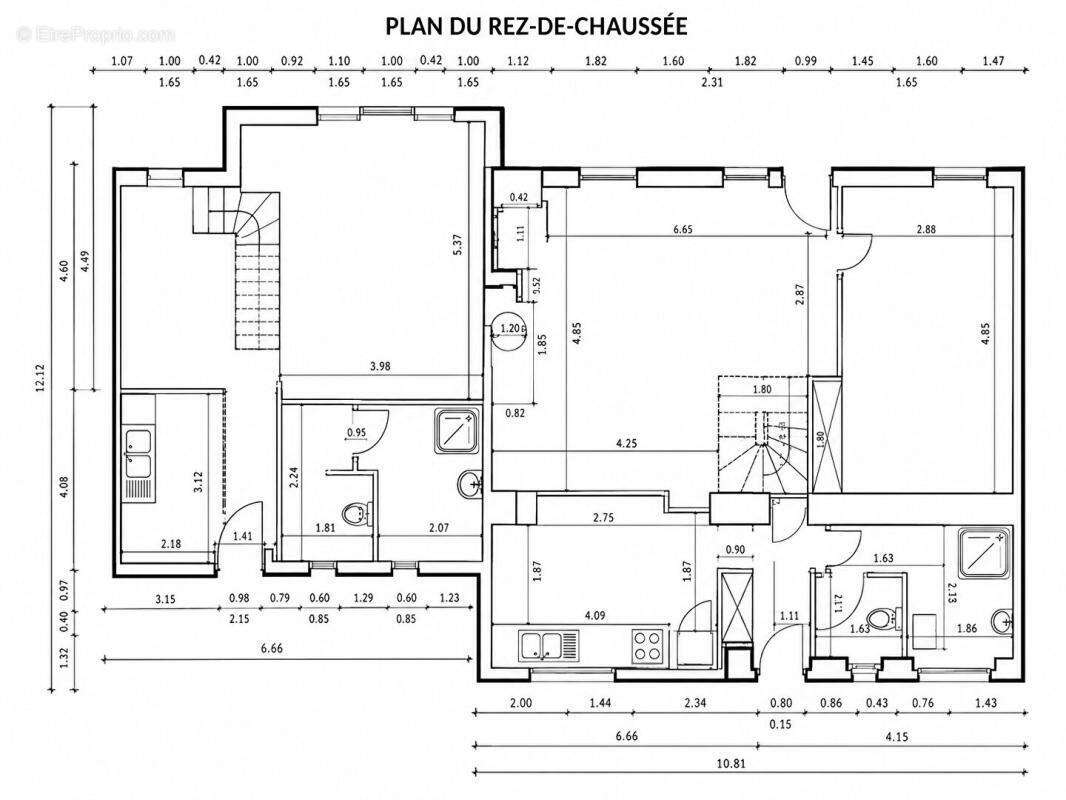 Pleubian ,deux logements indépendants , 184 m² ,5 chambres ,terrain 807 m² - photo 17