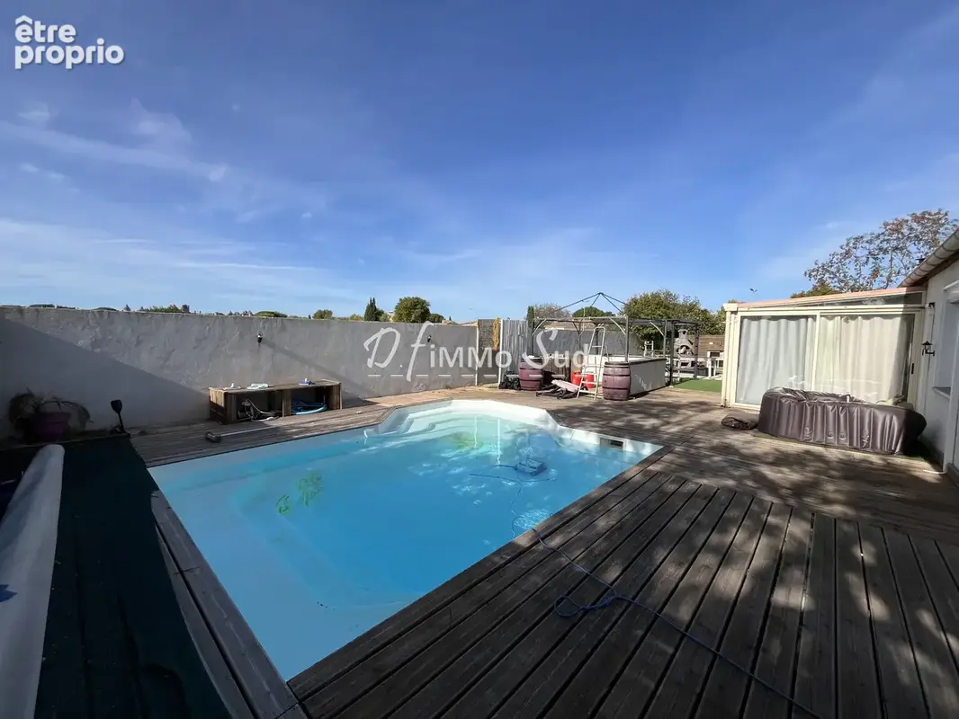Maison T4 PLAIN PIED avec garage, extérieur et piscine vue sur la cité de Carcassonne - photo 2