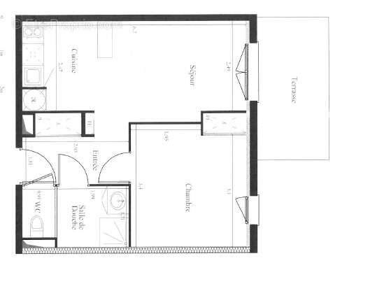 Appartement à SAINT-ANDRE-DE-CUBZAC