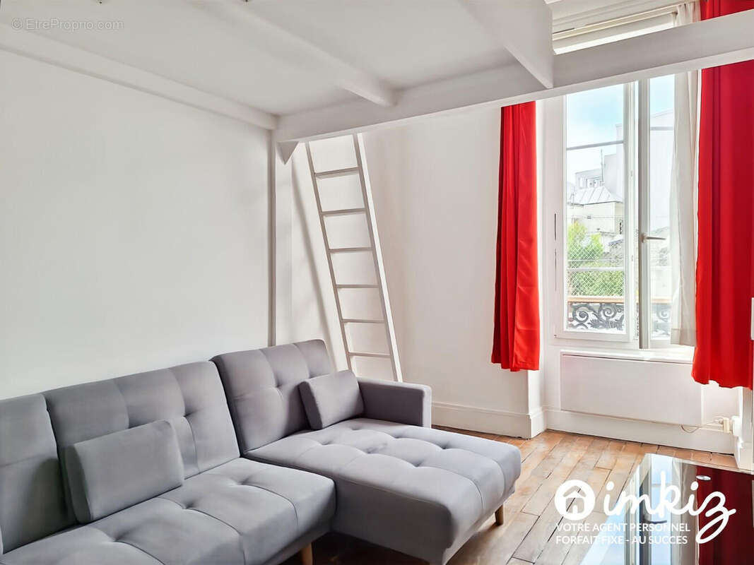 Paris 20ᵉ  Studio avec mezzanine et cour privative - photo 2