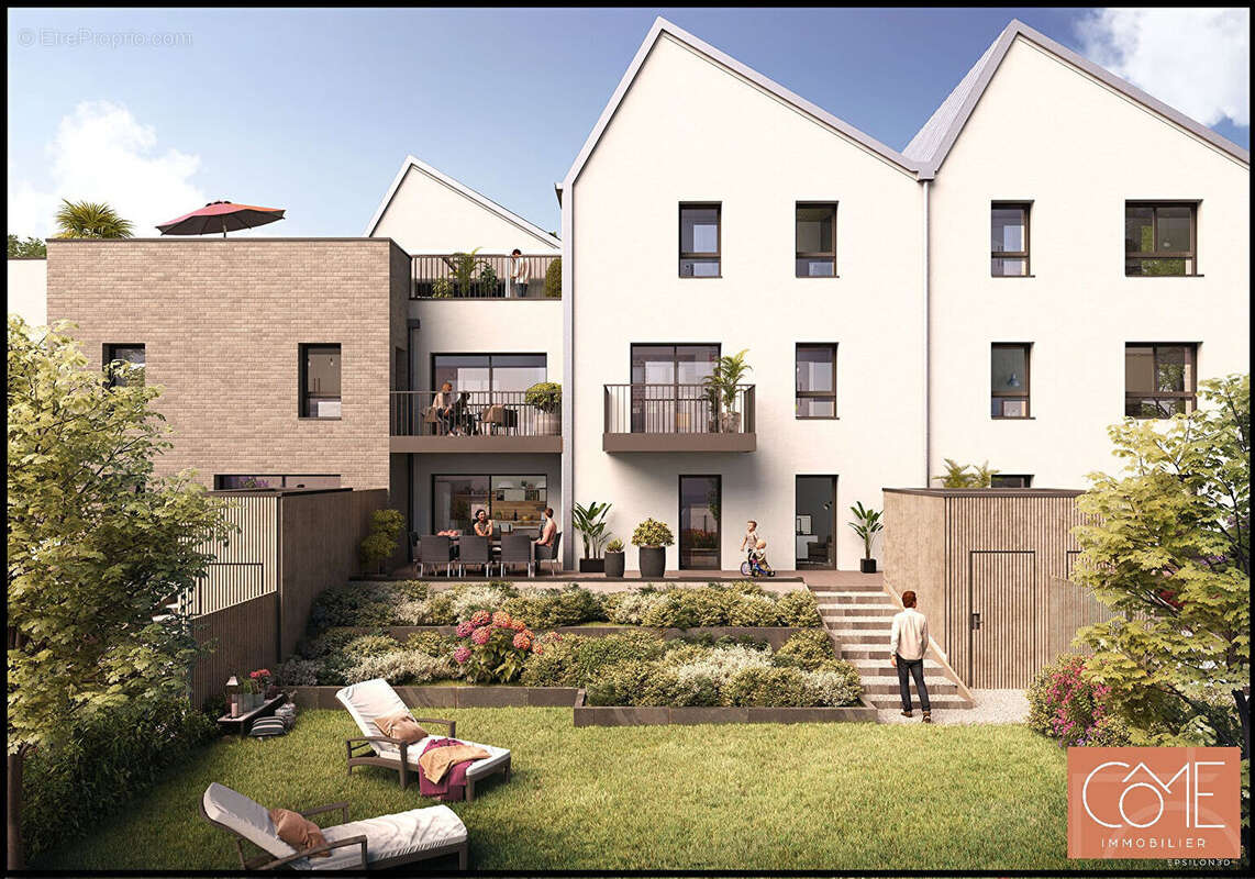 Type 5 duplex dernier étage - 4 chambres - deux terrasses - grand box et parking - jeanne d'arc - 35000 rennes - photo 3