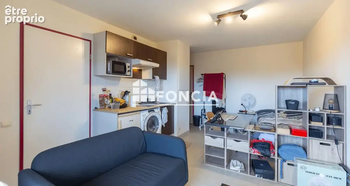 Studio à vendre – Cour de Pyrène, balcon & parking privé - photo 2