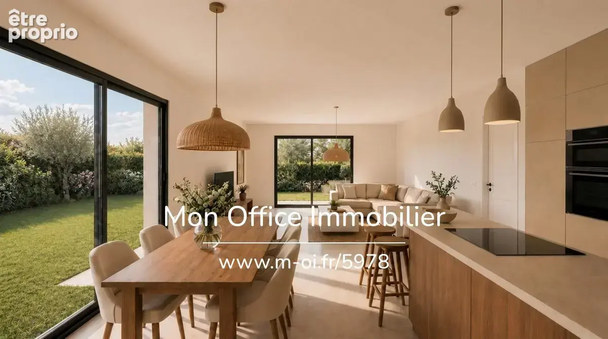 Référence : 5978-CDI. - Maison neuve de plain-pied avec jardin au pied du village de Cabriès - photo 2