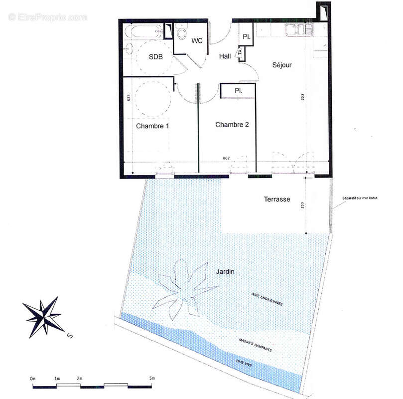 Appartement t3 , terrasse et jardin prive + garage box à la seyne sur mer porte marine - photo 21