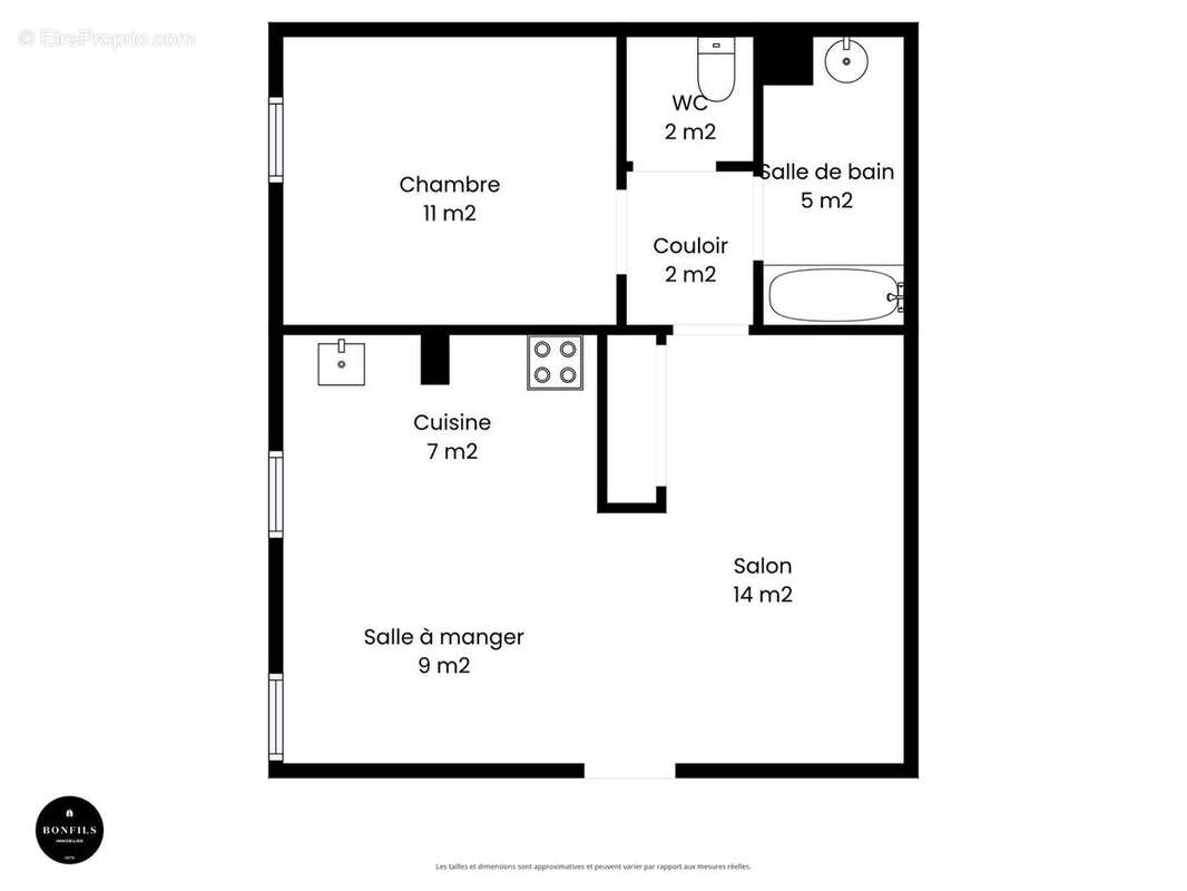 Appartement Avignon IM  2 pièces 51 m2 - photo 9