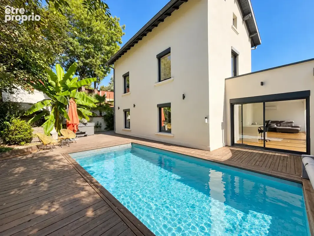 Propriété familiale rénovée avec piscine   sainte-foy-lès-lyon - photo 21