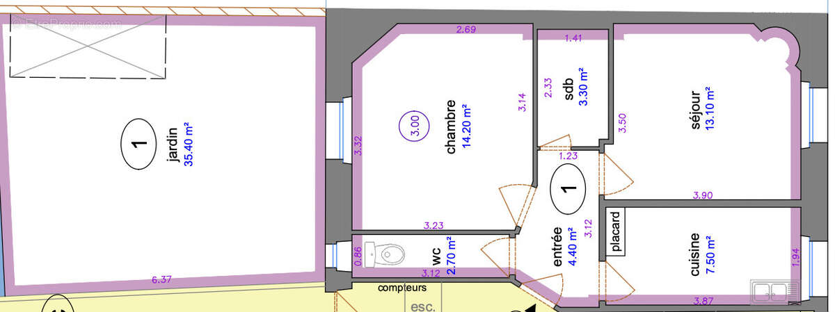 Appartement à NANCY