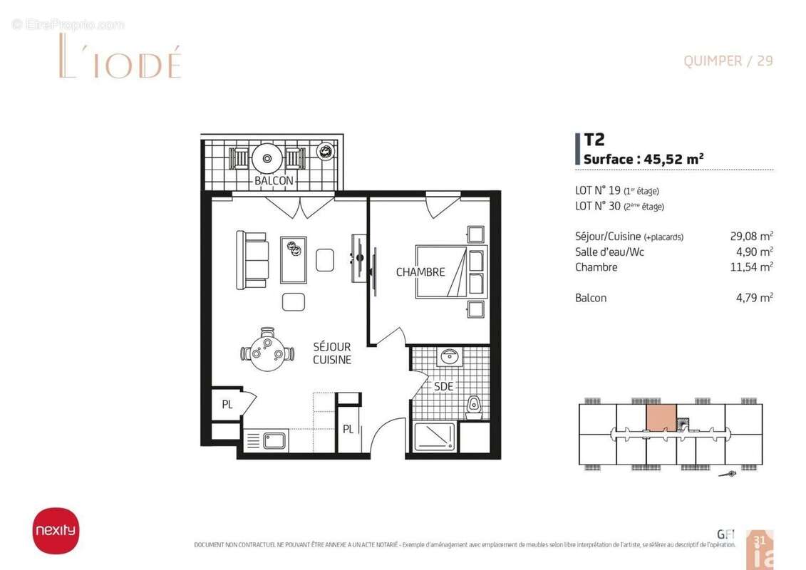 Photo 3 - Appartement à QUIMPER