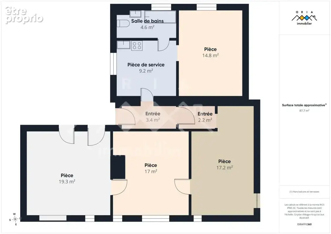 Appartement 94,9 m² à rénover avec jardin – Pagny-sur-Moselle - photo 17