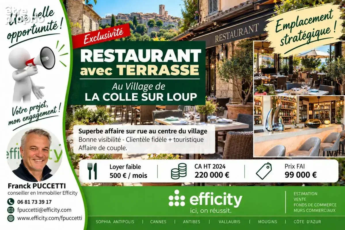 Commerce à LA COLLE-SUR-LOUP