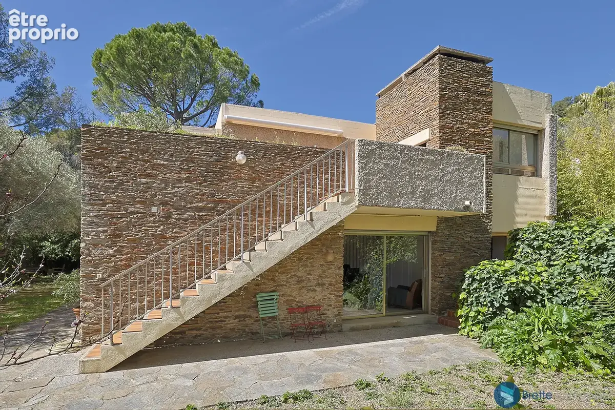 Toulon faron - maison d'architecte t8 sur terraun de 1530m2 arbore - photo 3