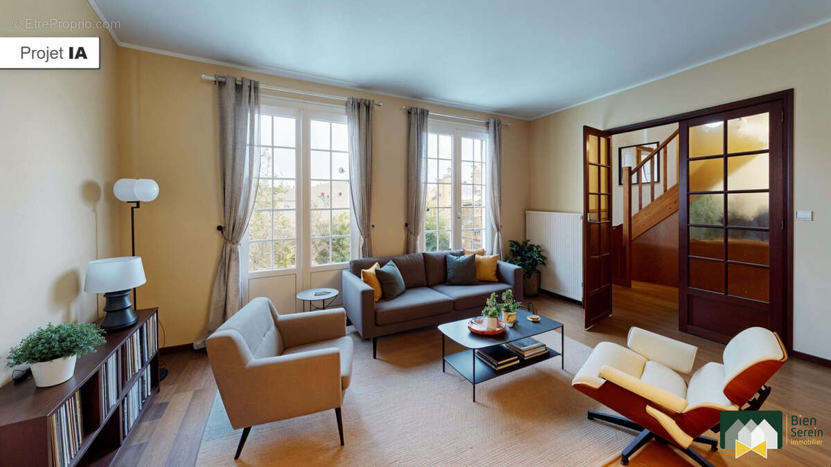 Projection séjour - Maison à LEVES