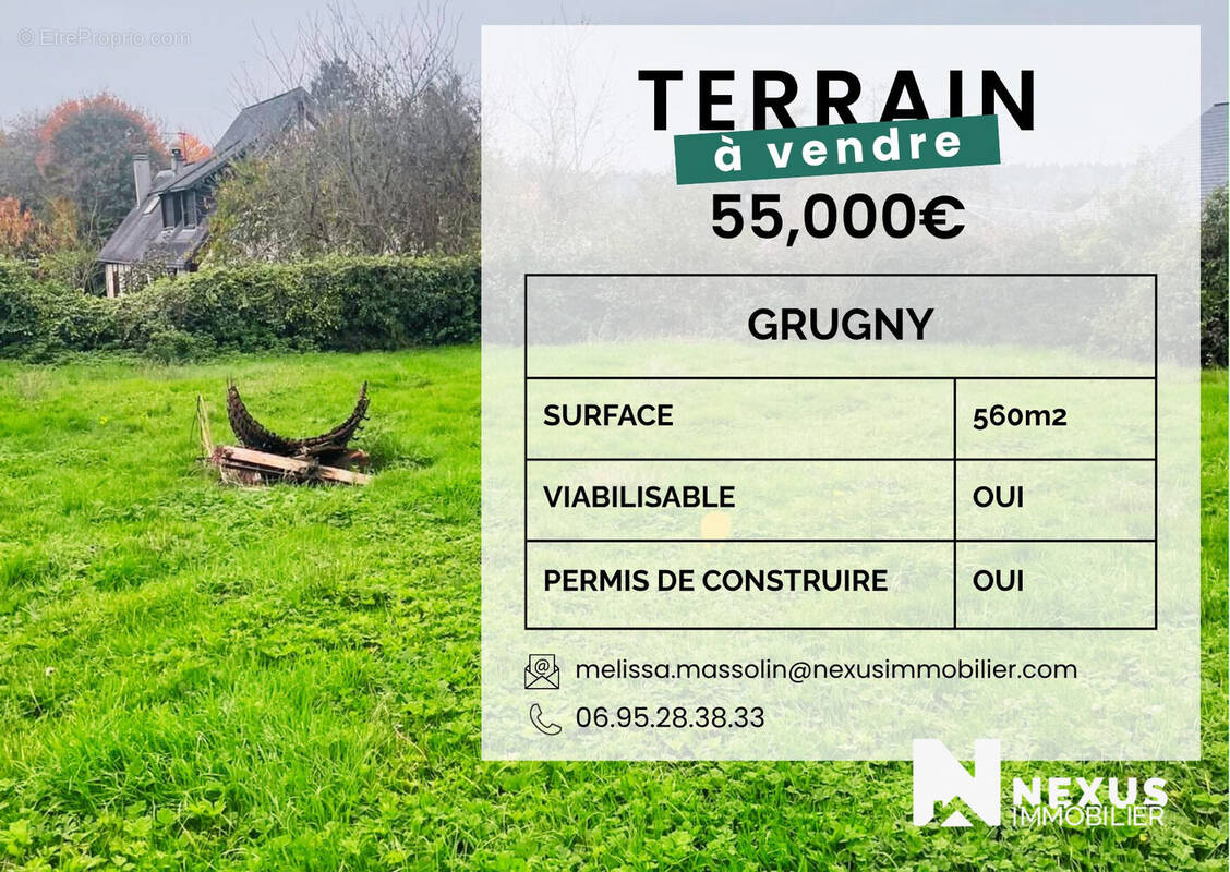 Terrain à GRUGNY