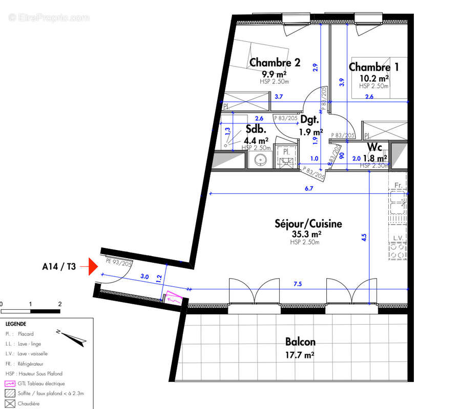 Appartement à SEPTEME