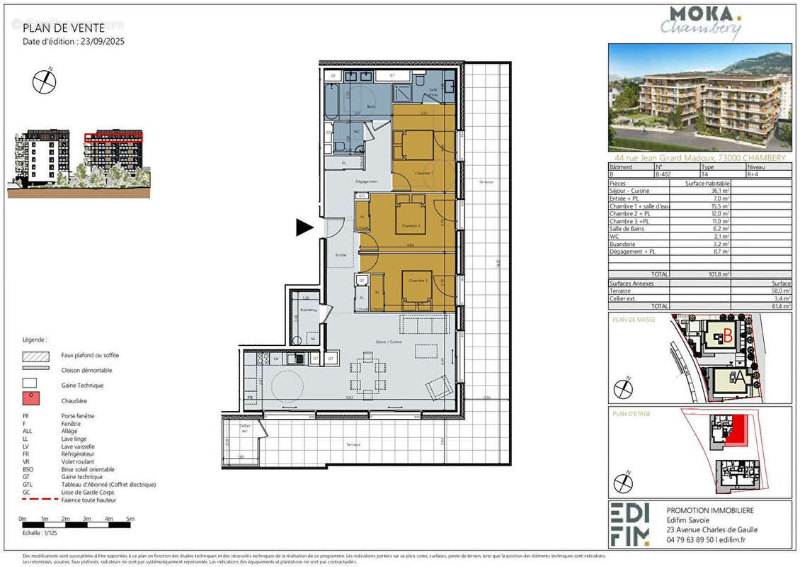 Appartement à CHAMBERY