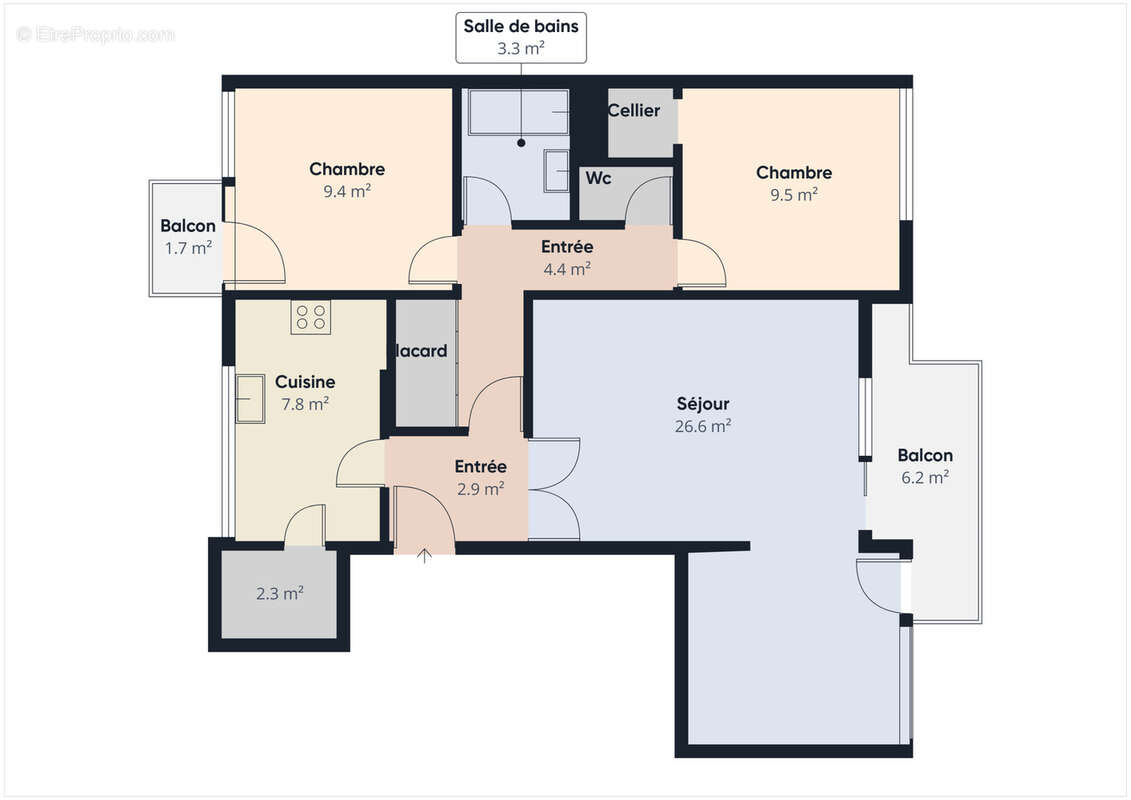 Appartement à QUINCY-SOUS-SENART
