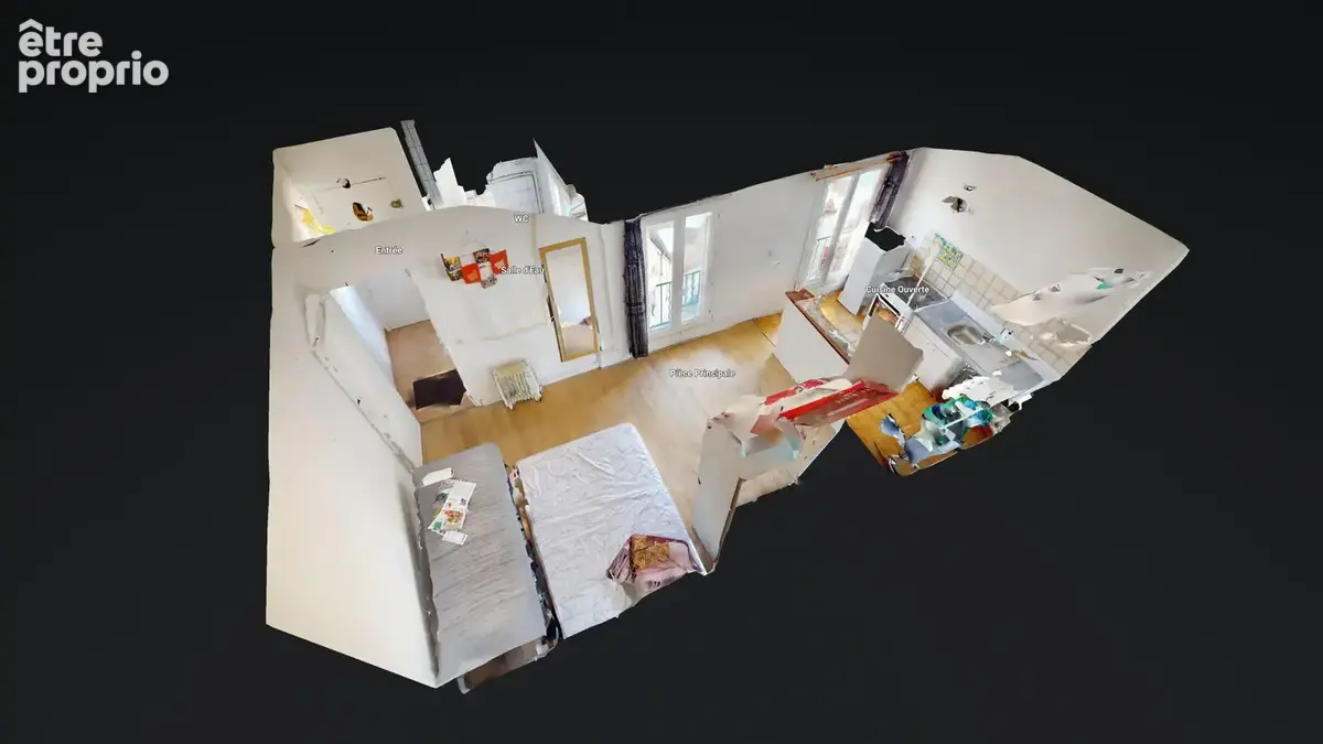 Avl immobilier exclu  pantin  écoquartier  studio  24 m²  dernier étage  bel immeuble ancien & copro bien entretenue  cuisine ou - photo 11